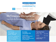 Tablet Screenshot of eveshamchiropractic.com